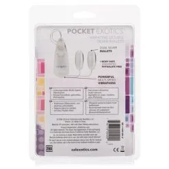 POCKET EXOTICS VIBRATING DOUBLE SILVER BULLET Pocket -Vibrateurs boutique se1104052 3