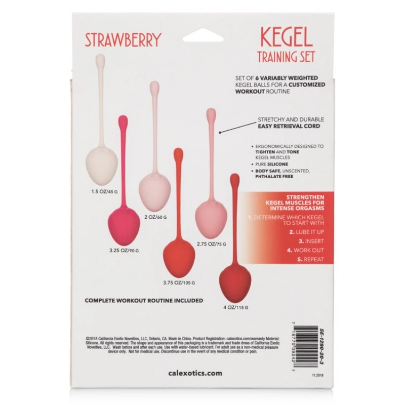 Kegel Training Set Strawberry 9 Kegel Training Set Strawberry – Image 7