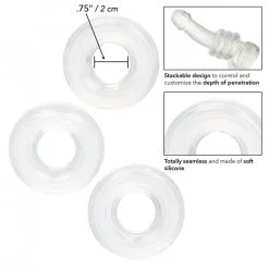 Set Of 3 Silicone Stacker RingsSet Of 3 Silicone S -Vibrateurs boutique se1434802 5