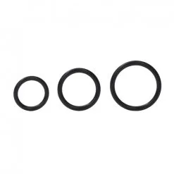 Silicone Support Rings - Black -Vibrateurs boutique se1455252 2