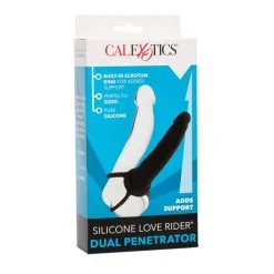 Silicone Love Rider Dual Penetrator - Black -Vibrateurs boutique se1515203 3