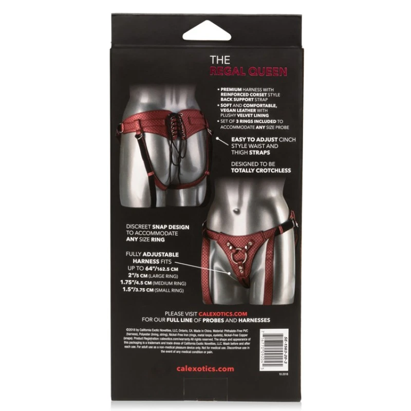 Her Royal Harness - The Regal Queen - Red 7 Her Royal Harness - The Regal Queen - Red – Image 5