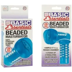 BASIC ESSENTIALS - BEADED MASTURBATOR