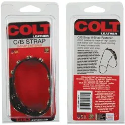 COLT® 8 SNAP FASTENER LEATHER STRAP