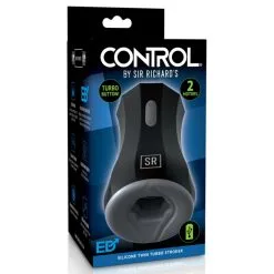 SR Control Silicone Twin Turbo Stroker -Vibrateurs boutique sr1067 2