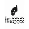 MODEL01 - CHASTITY - 3.5'' - COCK CAGE - BLACK -Vibrateurs boutique stmcg001blk 4