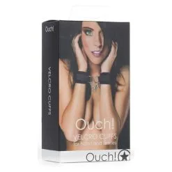 OUCH! VELCRO CUFFS - NOIR -Vibrateurs boutique stou051blk 2