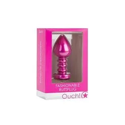 OUCH! FASHIONABLE BUTTPLUG - ROSE -Vibrateurs boutique stou065pnk 2