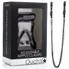 OUCH! ADJUSTABLE NIPPLE CLAMPS - NOIR -Vibrateurs boutique stou077blk