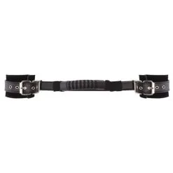 OUCH! ADJUSTABLE LEATHER HANDCUFFS - NOIR -Vibrateurs boutique stou139blk 3