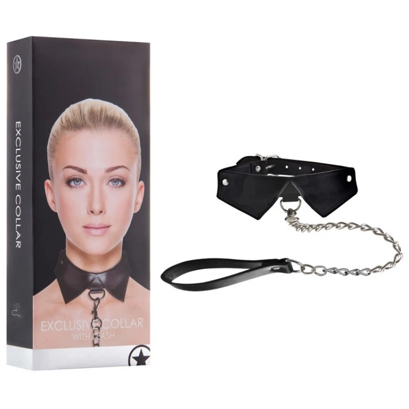 OUCH! EXCLUSIVE COLLAR AND LEASH - NOIR 3 OUCH! EXCLUSIVE COLLAR AND LEASH - NOIR