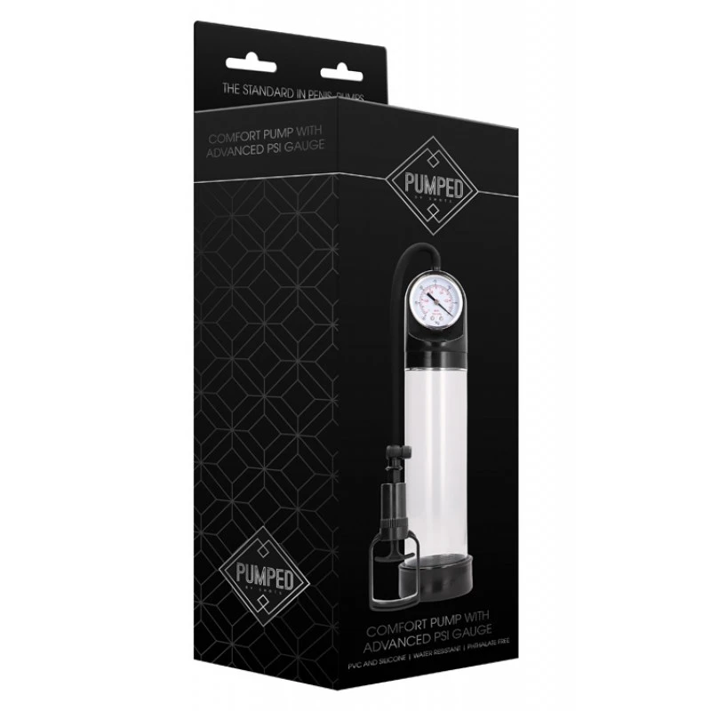 COMFORT PUMP W/ADVANCED PSI GAUGE - TRANSPARENT 3 COMFORT PUMP W/ADVANCED PSI GAUGE - TRANSPARENT