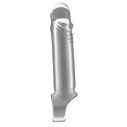 N031 STRETCHY PENIS EXTENSION TRANSLUCENT SONO