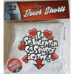 BOXER ST-VALENTIN - LA ST-VALENTIN ÇA S'PASSE ICITTE