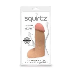 SQUIRTZ CYBERSKIN® 7.5" SQUIRTING DILDO -Vibrateurs boutique tp1115202 2