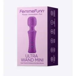 FEMME FUNN - ULTRA WAND MINI - MAUVE 8 FEMME FUNN - ULTRA WAND MINI - MAUVE -Vibrateurs boutique ultra wand mini wand vibrator purple box