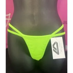 LOUISE-ANDRÉE DESIGNER - STRING À 2 CORDES -Vibrateurs boutique vert 1 1