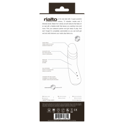 VEDO - RIALTO RECHARGEABLE VIBE - NOIR -Vibrateurs boutique vi l0116 rialto blackpearl back 2048x2048