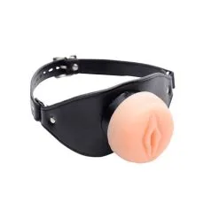 PUSSY FACE ORAL SEX MOUTH GAG -Vibrateurs boutique xraf212 3