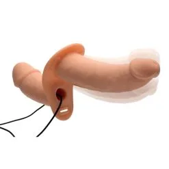 STRAP U POWER PEGGER SILICONE DOUBLE DILDO HARNESS 14 STRAP U POWER PEGGER SILICONE DOUBLE DILDO HARNESS -Vibrateurs boutique xraf475 3