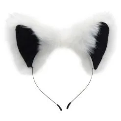 Tailz White Fox Tail And Ears Set -Vibrateurs boutique xraf603 2