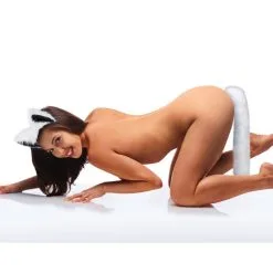 Tailz White Fox Tail And Ears Set -Vibrateurs boutique xraf603 4